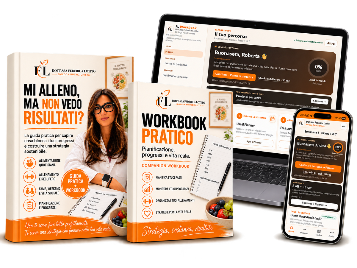 Mi alleno, ma non vedo risultati?   Guida pratica + Workbook Interattivo